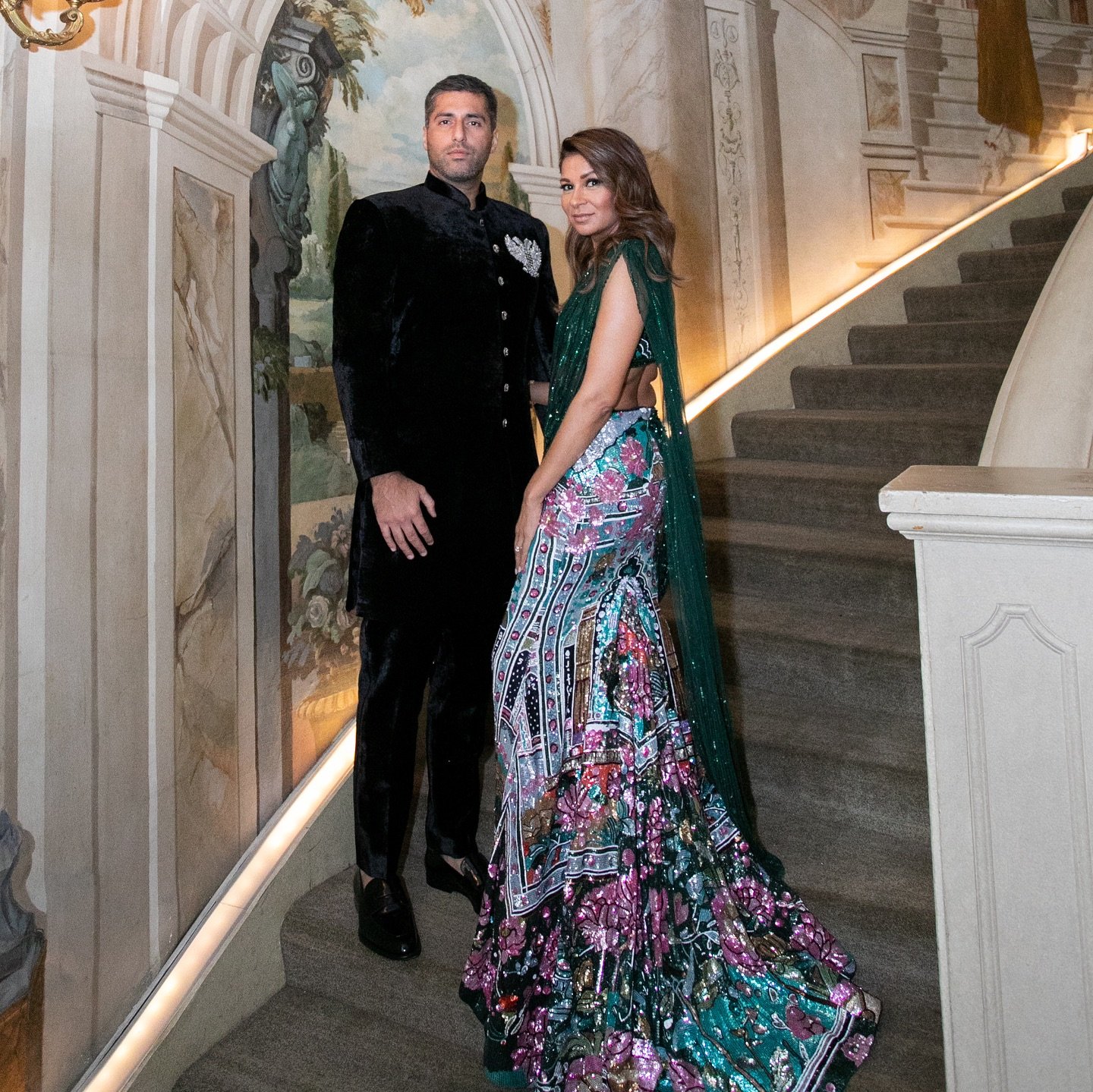 Anjula Acharia and Furhan Ahmad , kalki fashion